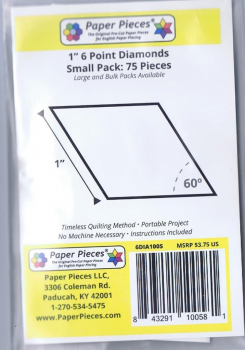 P-P Patchworkkarton 6-Point Diamond 1 ", 100 St.